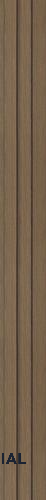 Brown Wooden Louver PN 05426 8 ft x 4.9 inch Charcoal Panel - 12 mm | Suitable for Feature Wall, TV Unit & Living Room | Width is Subjected to 5% Variation