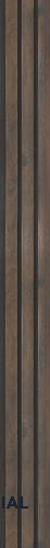 Wenge Wooden Louver SA 1009 8 ft x 4.9 inch Charcoal Panel - mm | Suitable for Feature Wall, TV Unit & Living Room | Width is Subjected to 5% Variation
