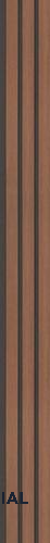 Brown Charcoal Louvers/Panels Sleek & Splendid Series | 8 ft x 5 inch | SA 1019 Panels Brown| Image 1