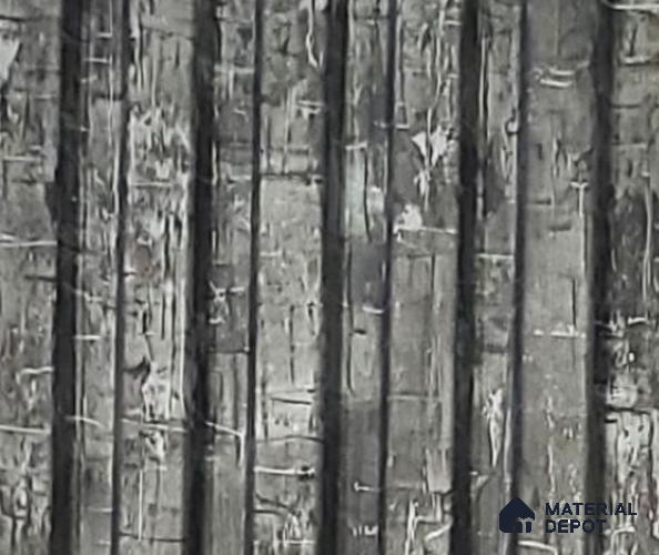 Grey Patterned Louver PN 06345 8 ft x 4 inch Charcoal Panel - 10 mm | Suitable for Feature Wall, TV Unit & Living Room | Width is Subjected to 5% Variation
