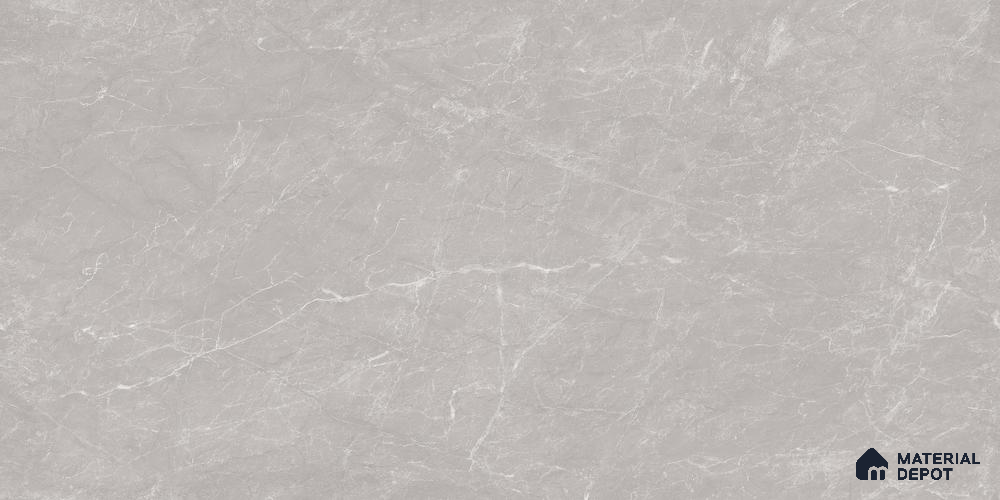 Grey Marble Floor & Wall Tile TL 11004 C Gravier Smoky Quartz 2 ft x 4 ft Vitrified Matte Finish - 9 mm | 6 Random Design | Suitable for Living Room, Bedroom, Bathroom