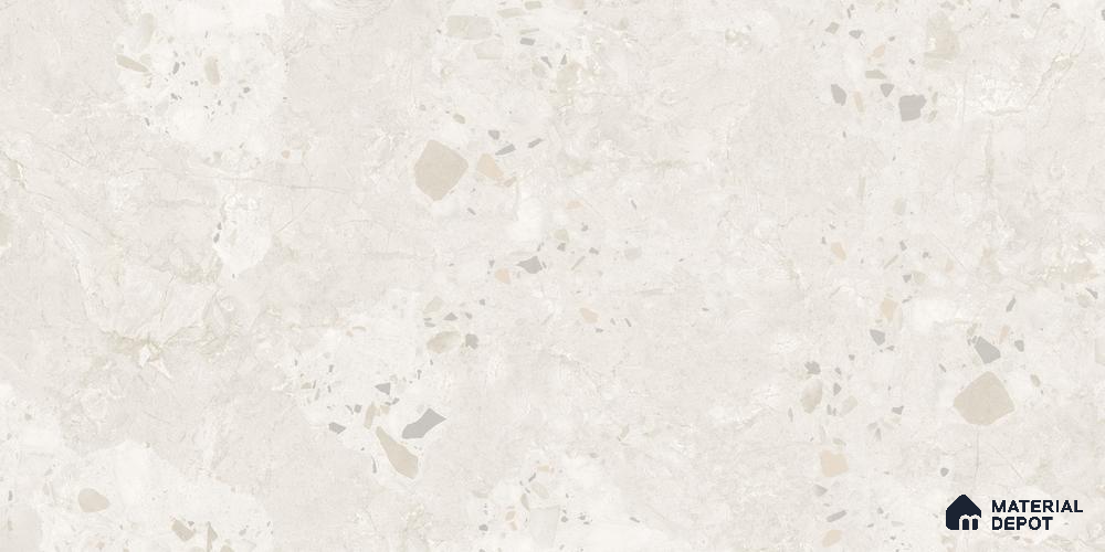 Stone Floor & Wall Tile TL 12261 Kelly Bianco 4 ft x 2 ft Carving Matte Finish Vitrified Tile - 9 mm | 10 Random Designs