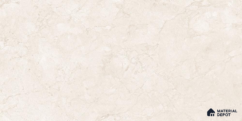Marble Floor & Wall Tile TL 12270 B Loomix Ivory 4 ft x 2 ft Endless Carving Lappato Finish Vitrified Tile - 9 mm | 4 Random Designs