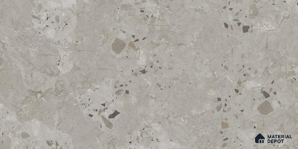 Stone Floor & Wall Tile TL 12261 B Kelly Grey 4 ft x 2 ft Carving Matte Finish Vitrified Tile - 9 mm | 10 Random Designs