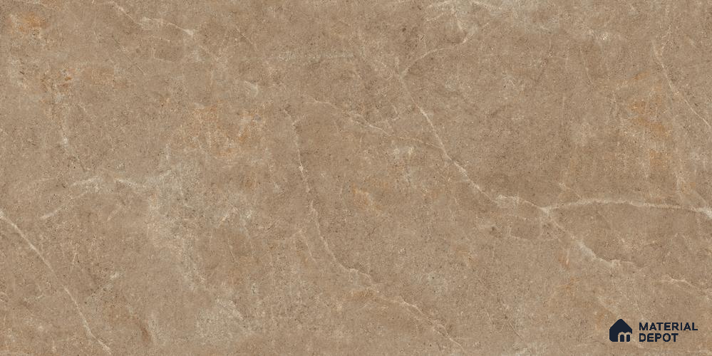 Marble Floor & Wall Tile TL 12289 Cesar Brown 4 ft x 2 ft Glossy Finish Vitrified Tile - 9 mm | 4 Random Designs