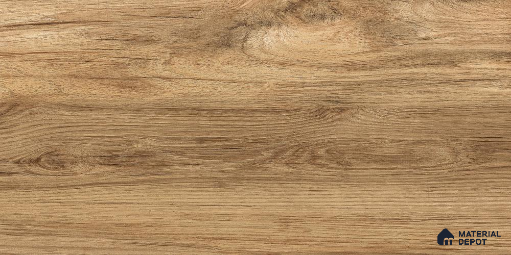Wood Floor Tile TL 12254 Natalia Brown 4 ft x 2 ft Matte Finish Vitrified Tile - 9 mm | 4 Random Designs