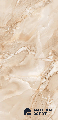 Marble Floor & Wall Tile TL 12228 Saturn Brown 4 ft x 2 ft Endless Policer Flow Finish Vitrified Tile - 9 mm | 4 Random Designs