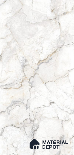 Marble Floor & Wall Tile TL 12264 Clairon Silvestre Bianco 4 ft x 2 ft Endless Mattcer Glid Flow Finish Vitrified Tile - 9 mm | 5 Random Designs
