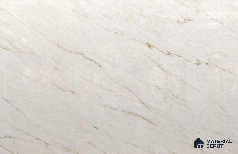 Large Format Marble Floor & Wall Tile TL 11471 Ferior Pale Sisal 6 ft x 4 ft Vitrified Glossy Finish - 9 mm | 4 Random Design | Suitable for Living Room, Bedroom, Dining & Office | Adhesive and Spacers Must be Used During Installation