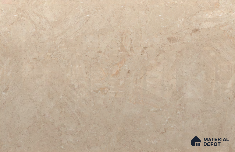 Large Format Marble Floor & Wall Tile TL 11489 B Cratic Beige 6 ft x 4 ft Vitrified Glossy Finish - 9 mm | 4 Random Design | Suitable for Living Room, Bedroom, Dining & Office | Adhesive and Spacers Must be Used During Installation