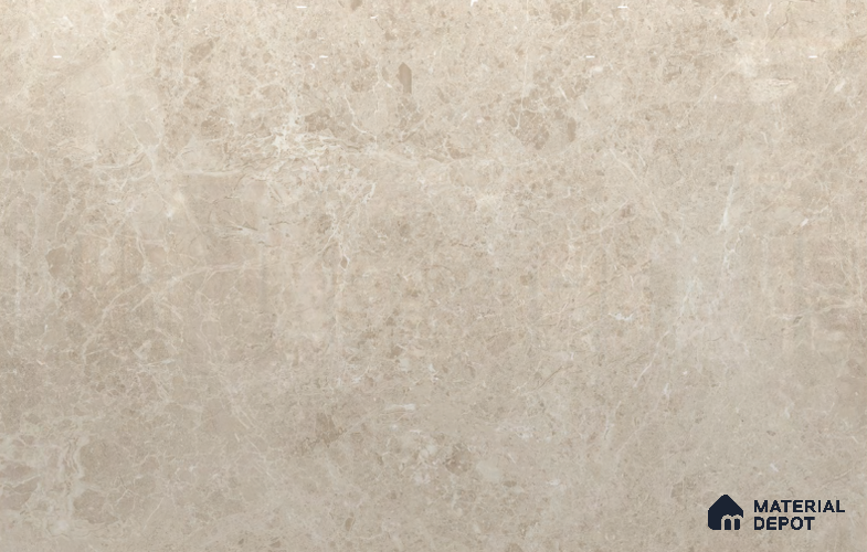 Large Format Marble Floor & Wall Tile TL 11485 Renova Crema Pie 6 ft x 4 ft Vitrified Glossy Finish - 9 mm | 4 Random Design | Suitable for Living Room, Bedroom, Dining & Office | Adhesive and Spacers Must be Used During Installation