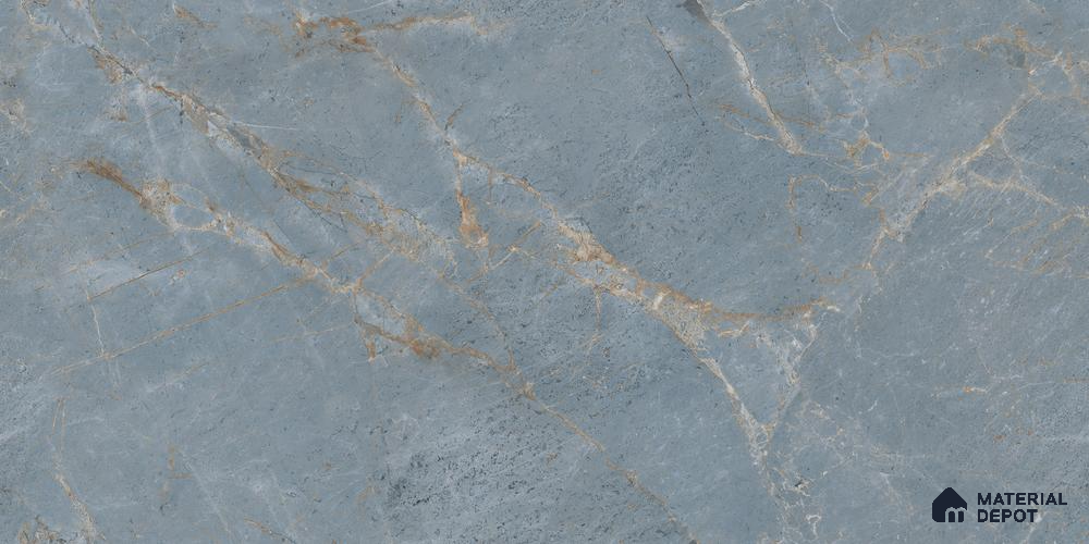 Carving Floor & Wall Tile TL 05816 Gravier Aqua Mint 2 ft x 4 ft Vitrified Carving Matte Finish - 9 mm | 10 Random Design | Suitable for Living Room, Bedroom, Bathroom