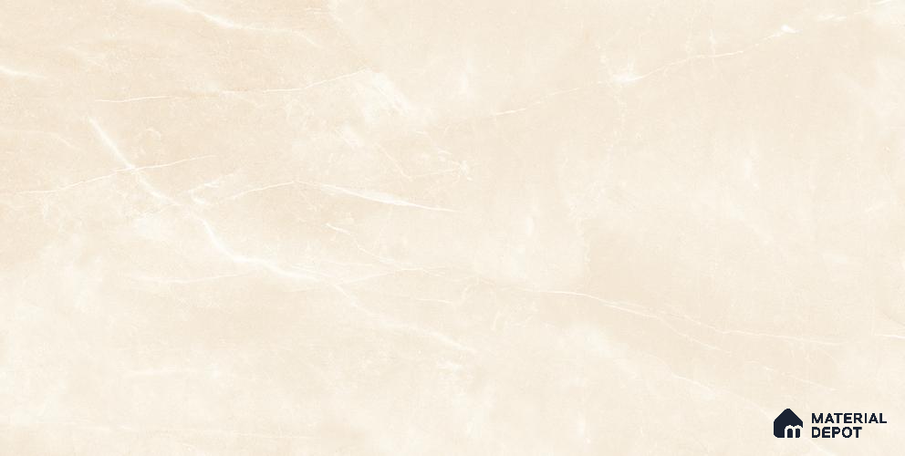 Cream Marble Floor & Wall Tile TL 05529 H  Armani Crema 5.2 ft x 2.6 ft Vitrified Glossy Finish - 9 mm