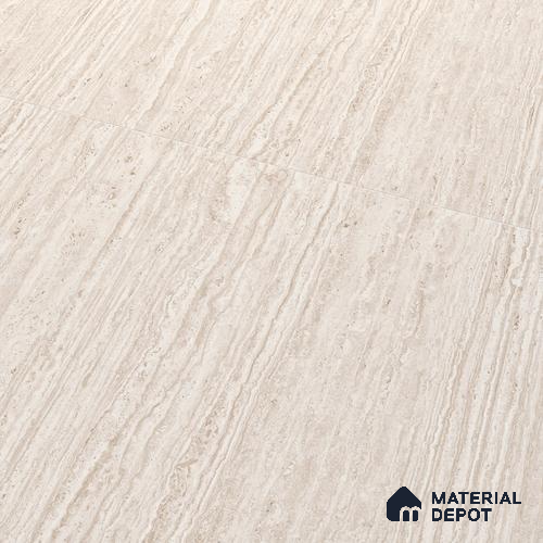 Stone Floor & Wall Tile TL 05815 B Gravier Soft Travertine 2 ft x 4 ft Vitrified Lush Matte Finish - 9 mm | 6 Random Design | Suitable for Living Room, Bedroom, Bathroom