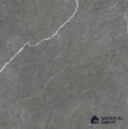 Grey Stone  Tile TL 09057  9416 16 inch x 16 inch Vitrified Carving Matte Finish - 12 mm |  | Suitable for Parking, Terrace | Pattern Alignment May Vary | 2-3 mm Spacer is Mandatory