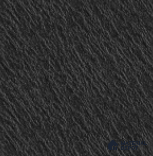 Black Stone Floor Tile TL 09066 C  Rock Black 16 inch x 16 inch Vitrified Carving Matte Finish - 12 mm |  | Suitable for Parking, Terrace | Pattern Alignment May Vary | 2-3 mm Spacer is Mandatory