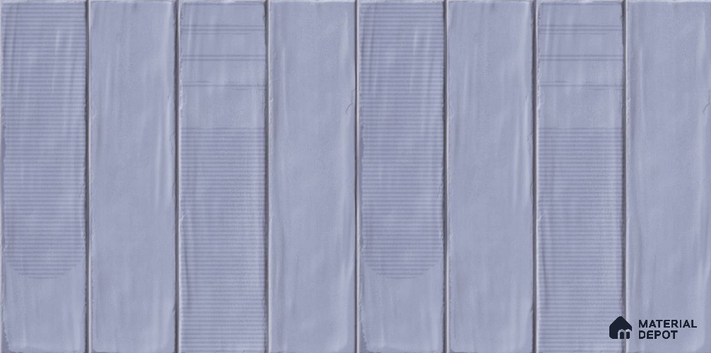 Blue Faux Subway Wall Tile TL 09094 C Lucido Blue 1 ft x 1 ft Ceramic Glossy Finish - 9 mm | Suitable for Highlighter Wall, Bathroom, Kitchen Wall & Backsplash | Please Expect a Slight Variation of Pattern