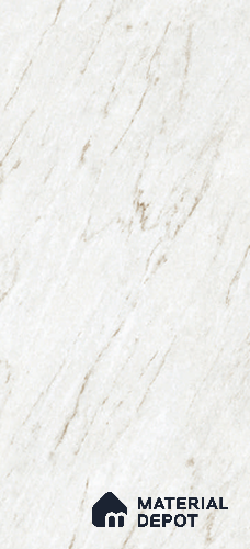 White Marble Wall & Floor Tile TL 10238 B  Ferior Pale Sisal 5.2 ft x 2.6 ft Vitrified Glossy Finish - 9 mm