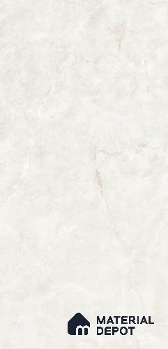 White Marble Wall & Floor Tile TL 10251 Senior Bianco 5.2 ft x 2.6 ft Vitrified Glossy Finish - 9 mm