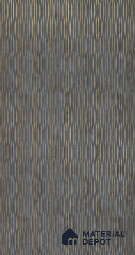 Grey Patterned Look Charcoal Decorative Wall Panel 8 ft x 2 ft - 4 mm | Ideal for Living Room, TV Unit, Bedroom, Feature Wall, Office | PN 00357 C - Pattern 3 | Width is Subjected to 5% Variation
