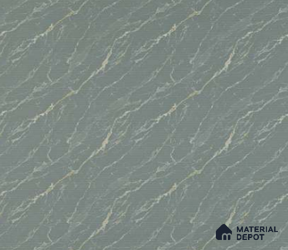 Grey Marble Decorative Wall Panel PN 03948 8 ft x 2 ft Charcoal Panel - 4 mm | Suitable for Feature Wall, TV Unit & Living Room | Width is Subjected to 5% Variation