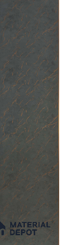 Grey Marble Decorative Wall Panel PN 03925 8 ft x 2 ft Charcoal Panel - 4 mm | Suitable for Feature Wall, TV Unit & Living Room | Width is Subjected to 5% Variation