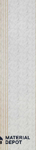 White Patterned Decorative Wall Panel PN 03938 8 ft x 2 ft Charcoal Panel - 4 mm | Suitable for Feature Wall, TV Unit & Living Room | Width is Subjected to 5% Variation