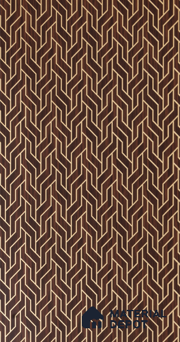 Brown Patterned Look Charcoal Decorative Wall Panel PN 00375 C 8 ft x 2 ft - 4 mm | Suitable for Feature Wall, TV Unit & Living Room | Width is Subjected to 5% Variation