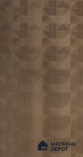 Brown Patterned Look Charcoal Decorative Wall Panel PN 00367 A 8 ft x 2 ft - 4 mm | Suitable for Feature Wall, TV Unit & Living Room | Width is Subjected to 5% Variation