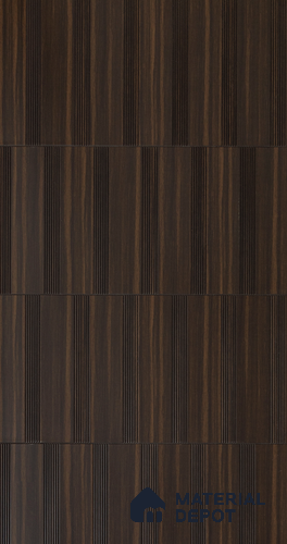 Brown Patterned Look Charcoal Decorative Wall Panel PN 00369 B 8 ft x 2 ft - 4 mm | Suitable for Feature Wall, TV Unit & Living Room | Width is Subjected to 5% Variation