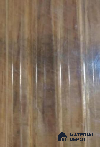 Clear Flute 03 8 ft x 4 ft High Gloss Acrylic Laminate - 4 mm | Suitable for Living Room, Kitchen, Office