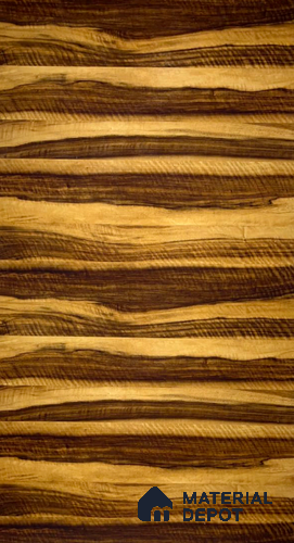 Wooden Look European Walnut 8 ft x 4 ft PU Finish PVC Laminate - 1.5 mm | Suitable for TV Unit, Wardrobe, Kitchen Cabinets
