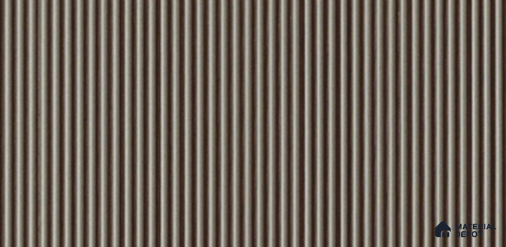 Grey Plain Colour Louver PN 03888 9.5 ft x 6 inch Charcoal Panel - 10 mm | Suitable for Feature Wall, TV Unit & Living Room | Width is Subjected to 5% Variation