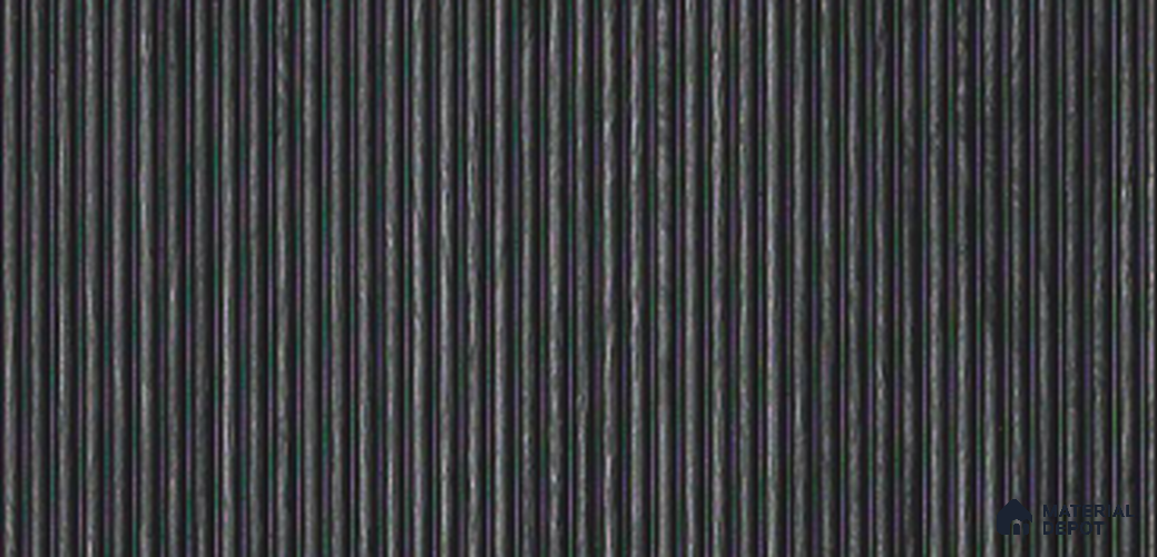 Grey Plain Colour Look Charcoal Louver/Panel 9.5 ft x 6 inch - 10 mm | Ideal for Living Room, TV Cabinet, Bedroom, Feature Wall, Office | PN 03892 | Image 01