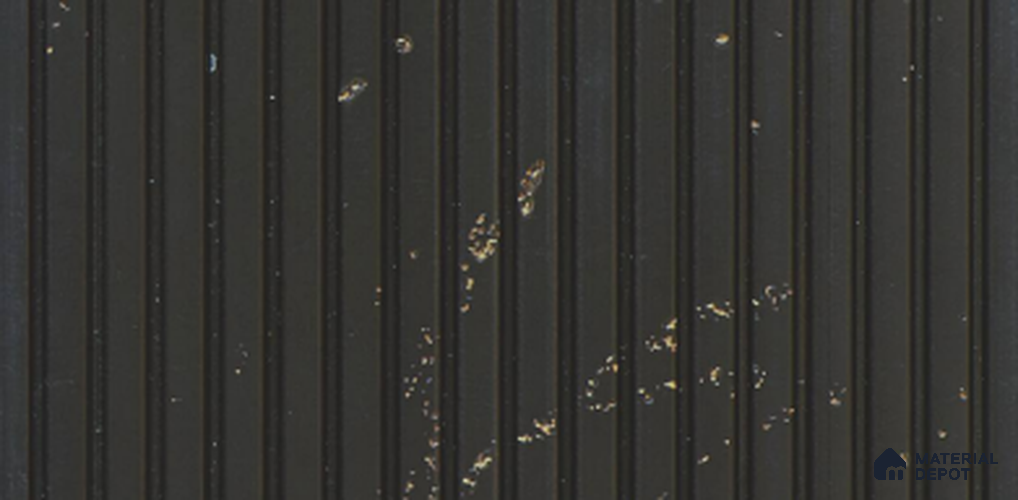 Black Marble Louver PN 03863 9.5 ft x 6 inch Charcoal Panel - 10 mm | Suitable for Feature Wall, TV Unit & Living Room | Width is Subjected to 5% Variation