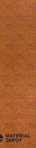 Brown Patterned Look Metal Decorative Wall Panel PN 04737 8 ft x 2 ft - 1.5 mm | Suitable for Feature Wall, TV Unit & Living Room | Width is Subjected to 5% Variation