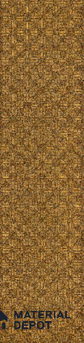 Brown Patterned Look Metal Decorative Wall Panel PN 04762 8 ft x 2 ft - 1.5 mm | Suitable for Feature Wall, TV Unit & Living Room | Width is Subjected to 5% Variation