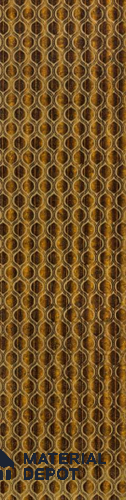 Brown Patterned Look Metal Decorative Wall Panel PN 04764 8 ft x 2 ft - 1.5 mm | Suitable for Feature Wall, TV Unit & Living Room | Width is Subjected to 5% Variation
