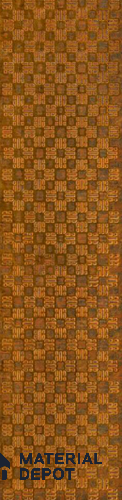 Brown Patterned Look Metal Decorative Wall Panel PN 04765 8 ft x 2 ft - 1.5 mm | Suitable for Feature Wall, TV Unit & Living Room | Width is Subjected to 5% Variation