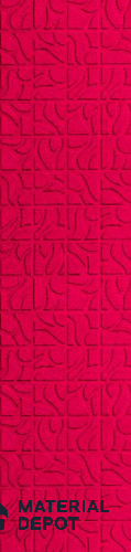 Red Patterned Look PVC Decorative Wall Pane/Panel 8 ft x 2 ft - 1.5 mm | Ideal for Living Room, TV Units, Bedroom, Feature Wall, Office | PN 04730 | Width is Subjected to 5% Variation