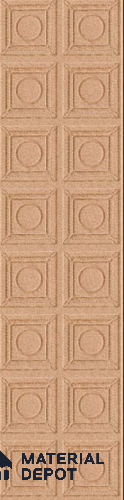 Brown Patterned Look PVC Decorative Wall Pane/Panel 8 ft x 2 ft - 1.5 mm | Ideal for Living Room, TV Units, Bedroom, Feature Wall, Office | PN 04732 | Width is Subjected to 5% Variation