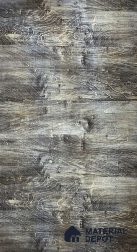 Wooden Look Midnight Metallic Sycamore 8 ft x 4 ft PU Finish PVC Laminate - 1.5 mm | Suitable for TV Unit, Wardrobe, Kitchen Cabinets