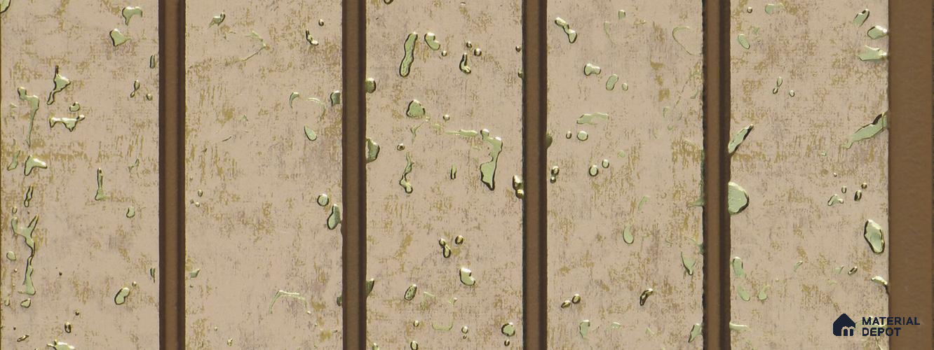 Beige Stone Louver PN 05773 9.5 ft x 7.8 inch Charcoal Panel - 12 mm | Suitable for Feature Wall, TV Unit & Living Room | Width is Subjected to 5% Variation
