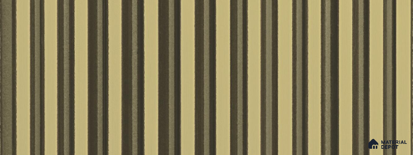 Brown Plain Colour Louver PN 05768 9.5 ft x 7.8 inch Charcoal Panel - 12 mm | Suitable for Feature Wall, TV Unit & Living Room | Width is Subjected to 5% Variation