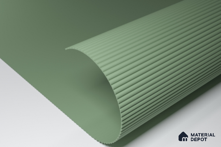 Grey Plain Colour Decorative Flexible Wall Panel PN 04901 8 ft x 4 ft Wood Pulp Panel - 3 mm | Suitable for Feature Wall, TV Unit & Living Room | Width is Subjected to 5% Variation