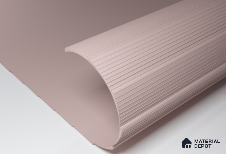 White Plain Colour Decorative Flexible Wall Panel PN 04902 8 ft x 4 ft Wood Pulp Panel - 3 mm | Suitable for Feature Wall, TV Unit & Living Room | Width is Subjected to 5% Variation
