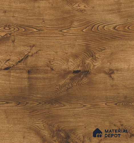 TR 9309 Chestnut Crotch 8 ft x 4 ft Gloss Finish PVC Woodero Series Veneer - 1.5 mm