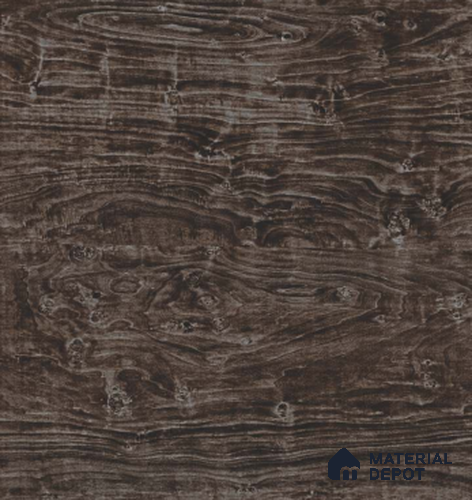 TR 9310 Copper Mappa Burl 8 ft x 4 ft Gloss Finish PVC Woodero Series Veneer - 1.5 mm