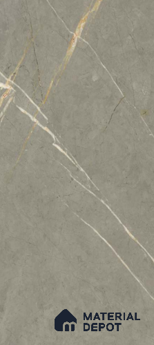 Triana Harbour Gray 8 ft x 4 ft High Gloss Finish Orison Series Marble Redefined PVC Laminate - 1.5 mm | Suitable for TV Unit, Wardrobe, Kitchen Cabinets
