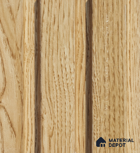 Brown Wooden Louver PN 00816 9.5 ft x 4.7 inch Charcoal Panel - 12 mm | Suitable for Feature Wall, TV Unit & Living Room | Width is Subjected to 5% Variation